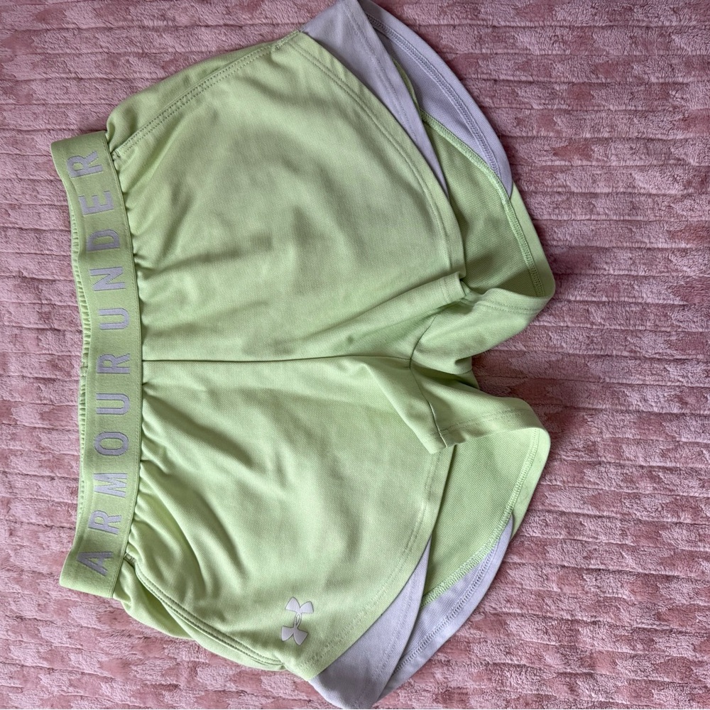 Under Armour Women's Light Green Shorts